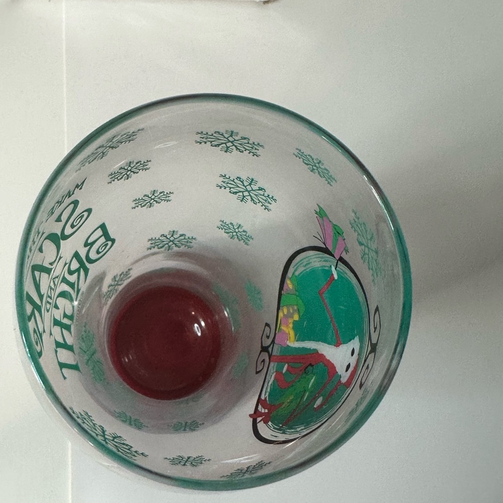 Disney Nightmare Before Christmas‎ Santa Jack Glass Goblet 26oz - Picture 11 of 12